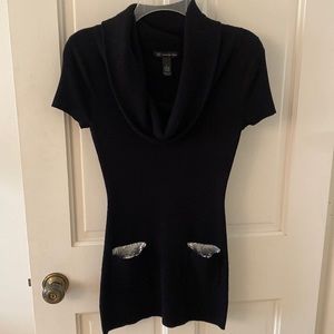 INC International concepts cowl neck sweater tunic.